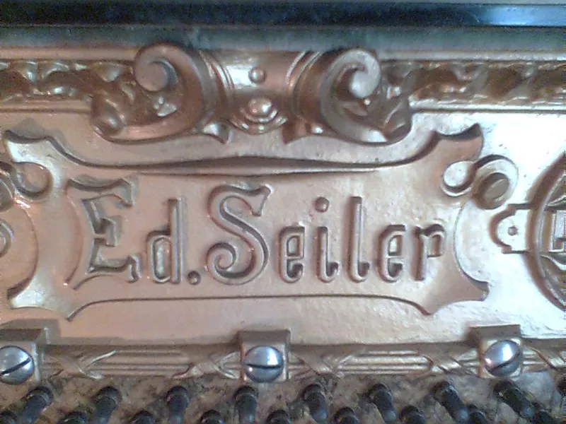 Продам дорогое пианино Ed.Seiler (раритет) по договорной цене 8